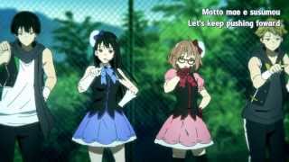 Kyoukai no Kanata Idols song  Yakusoku no kizun eng sub with lyrics HD [upl. by Nedloh]