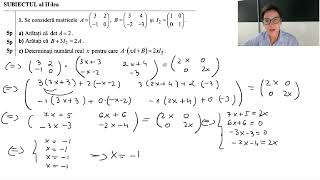 Rezolvare Model 2024 Bacalaureat Matematică Tehnologic [upl. by Nola772]