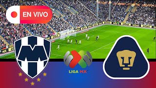 ⚽EN VIVO MONTERREY VS PUMAS UNAM  Mexican Liga BBVA MX 2024  eFootball PES 21 Simulation [upl. by Alysia]