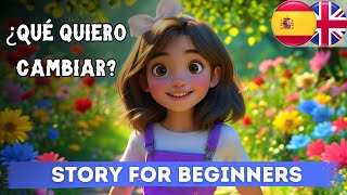 LETS LEARN SPANISH with Easy Audio story A1A2 [upl. by Mcquillin]