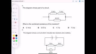 0624fm2023 paper 2 amp 4 Electricity [upl. by Onairam92]