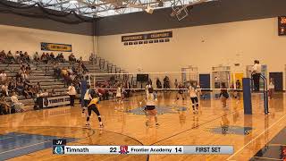 2023 JV Timnath vs Frontier Academy [upl. by Deehan963]