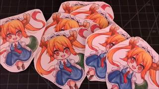 How I Make Stickers Tutorial [upl. by Deni563]