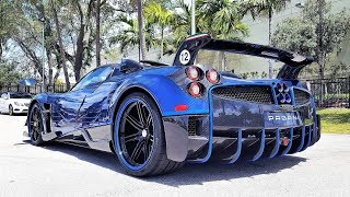 Pagani Huayra BC Macchina Volante at Pagani Miami Most Beautiful Hottest Car In the World [upl. by Emelun]