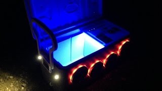 Custom Ice Chest Cooler Stereo  KramerKoolerscom [upl. by Akinek]