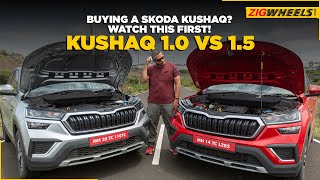 Skoda Kushaq 10 vs 15  Must Watch Before You Buy [upl. by Aidaas]