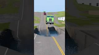 Garbage trucks vs giant water pit part112 india automobile beamngdrive usa shorts beamng [upl. by Dunlavy]