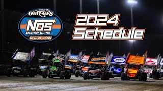 2024 World of Outlaws Sprint Cars Schedule Announcement [upl. by Ydac]