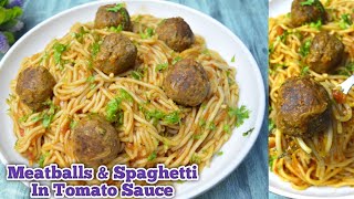 Meatballs And Spaghetti RecipeMeatballs And Spaghetti SauceSpaghetti And Meatballs Italian [upl. by Ttessil]