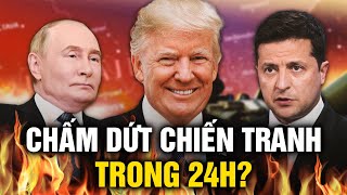 Tổng thống Trump sẽ làm gì với Ukraine để chấm dứt cuộc chiến trong 24 giờ  Tinh Hoa TV [upl. by Broddie]