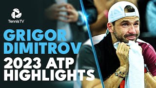 GRIGOR DIMITROV 2023 ATP Highlight Reel [upl. by Ateekan]