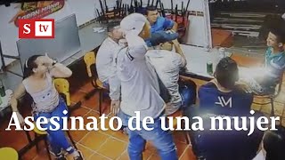 Video muestra el enfrentamiento previo al asesinato de una mujer en Floridablanca  Videos Semana [upl. by Nerissa]