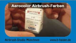 Schmincke Airbrushfarben beim AirbrushStudio München [upl. by Gabriele]