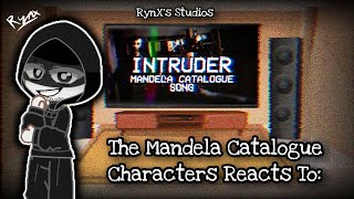 Mandela Catalogue Characters Reacts to  Intruder Song  Mandela Catalogue  Read Desc pls [upl. by Ecniuq748]