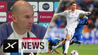 Zinedine Zidane quotKeine Sorge um Cristiano Ronaldos Qualitätenquot  Real Madrid [upl. by Ennayram]