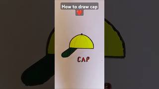 How to draw cap art drawing painting shortvideo short viral design [upl. by Kerrison719]