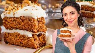 Simple Vegan Carrot Cake NO ONE Will Know Is Vegan [upl. by Fraser]