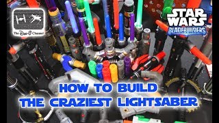 The CRAZIEST most ridiculous lightsaber EVER Star Wars Blade builders The DanO Channel [upl. by Charyl790]