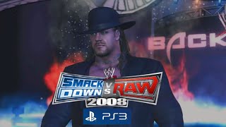 WWE Smackdown Vs Raw 2008 PS3 In 2024 [upl. by Ialda]