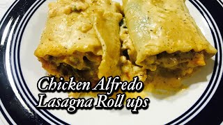 How I Make My Chicken Alfredo Lasagna Rolls Ups Proud Mommy Way [upl. by Anesuza]