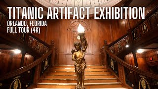 Titanic Artifact Exhibition Orlando Full Tour 4K  titanic trending viral video artificial [upl. by Avictor669]