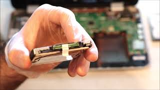 How to swap out a failed hard drive on an 2014 HP Pavilion X360 [upl. by Dorrehs]