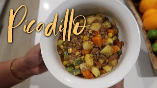 PICADILLO DE CARNE MOLIDA  GROUND BEEF PICADILLO STEW  PICADILLO FOR SOPES  GROUND BEEF TACOS [upl. by Siahc]