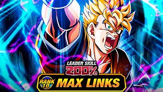 THE BEST IN DOKKAN LEVEL 10 LINKS 100 CARNIVAL LR FUTURE GOHAN DBZ Dokkan Battle [upl. by Rozalin]