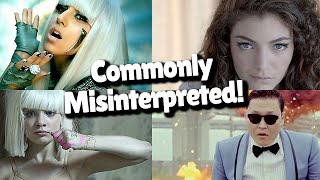 Songs that are commonly misinterpreted [upl. by Drwde]