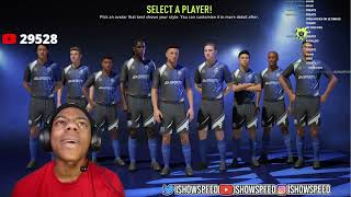 iShowSpeed Play Fifa 22 Career Mode  Full Video Funny Ending [upl. by Sams]