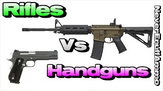 Rifles vs Handguns for Defense [upl. by Idarb]