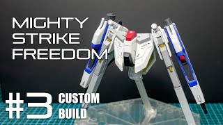 Gunpla Custom  WAIST UNIT  HG Mighty Strike Freedom Gundam Mobile Suit Gundam SEED Freedom [upl. by Lupee]