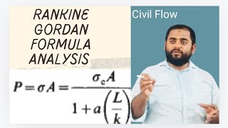 Rankine Gordan formula for columnsRankineformula columns Direct stress and Bending stress [upl. by Aynosal160]