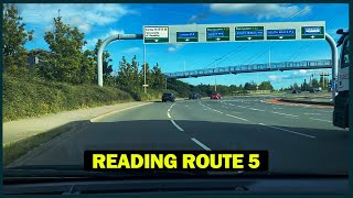 Reading Driving Test CentreRoute 5 [upl. by Lelah928]