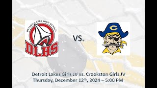 Crookston Girls JV vs Detroit Lakes Girls JV [upl. by Augustin]