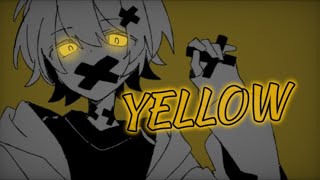 YELLOW  Yoh Kamiyama Nightcore Jap and Eng lyrics TW FLASHING IMAGES [upl. by Anitsirt604]