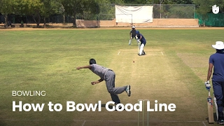 How to Bowl Good Line  Cricket [upl. by Linc673]