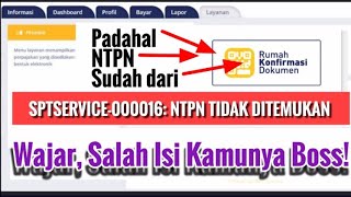 NTPN Dari Rumah Konfirmasi Dokumen Tetap Saja NTPN Tidak Ditemukan [upl. by Neenad]