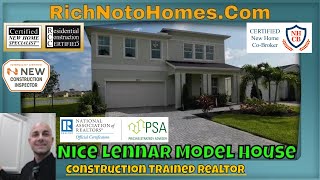 Lennar Carlisle Edgewood Everlands  Palm Bay FL Real Estate Agent  New Construction House For Sale [upl. by Ziza175]