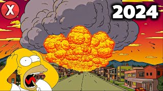 PREVISÕES dos SIMPSONS para 2024 são ATERRORIZANTES [upl. by Leanor]