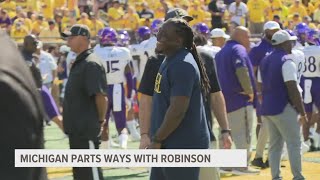 Michigan fires assistant coach Denard Robinson [upl. by Merry]