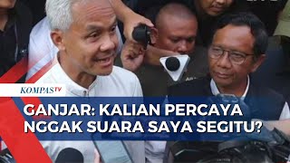 Respons Quick Count Ganjar Pranowo Kalian Percaya Nggak Suara Saya Segitu [upl. by Kaiulani]