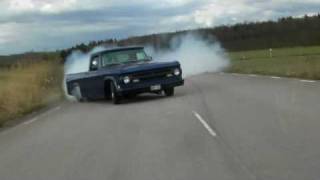 Dodge D100 440 burnout [upl. by Ivon160]