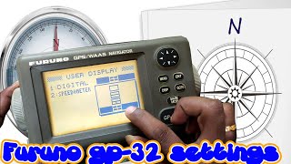 How to configure settings in Furuno gp 32  furuno gps 32 settings  furuno gps 32 settings in tamil [upl. by Storer]