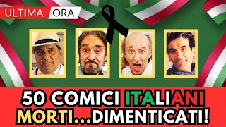 50 grandi ATTORI COMICI Italiani DIMENTICATI Morti [upl. by Assinna]