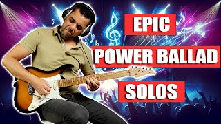 Top 5 HeartStopping Power Ballad Solos [upl. by Nij]