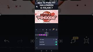 How To Make My Halloween GMajor 7 [upl. by Ellehc]