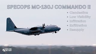 Hurlburt Field MC130J Commando II TakeOff [upl. by Tina867]