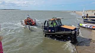 Aberdovey RNLI Lifeboat quotHugh Milesquot  31st March 2024 [upl. by Ragouzis]