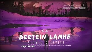 Beetein lamhe بیتے لمحے Slowed amp Reverb Remake Hindi lo fi Aesthetics Acoustics [upl. by Milton]